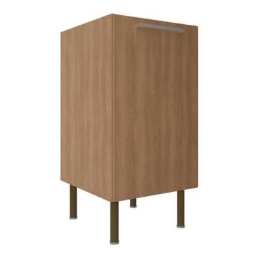 Imagem de Balcão De Cozinha Com 1 Porta 40cm Multimóveis Cr20422 Freijó - MULTIM