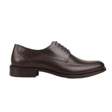 Imagem de Sapato Social Masculino Couro Clássico - Mila Marques, 39, Marrom
