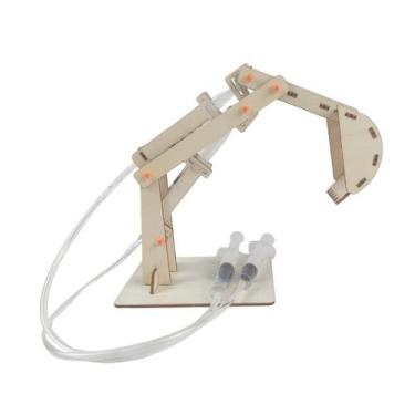 Imagem de Escavadeira hidráulica DIY de madeira Science Kit para crianças de 8 a