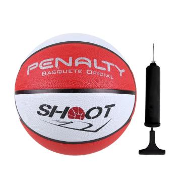 Imagem de Kit Bola Basquete Penalty Shoot X + Bomba de Ar