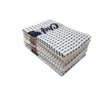Imagem de Pano De Prato Atoalhado  Gourmet Teka Kit Com 5 Peças