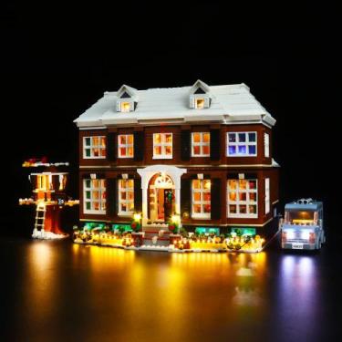 Imagem de Kit de iluminação LED atualizado Hilighting para Lego Home Alone 21330