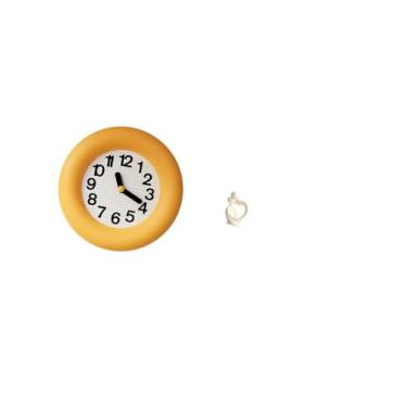 Imagem de Fenteer Escultura de Relógio de Madeira Contemporâneo E Silencioso para Cozinha, Sala de Jantar, Quarto, Ornamento Artístico, Estátuas de Resina, Coleção de a