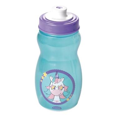 Imagem de Garrafinha De Água Squeeze 300ml Infantil Unicórnio Lembrancinha Escola VIagem (Unicórnio)