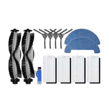 Imagem de Compatible Compatible With Venga VG RVC 3000 Robot Vacuum Cleaner Replacement Spare Parts Accessories Main Side Brush Hepa Filter Mop Pad(Set D)