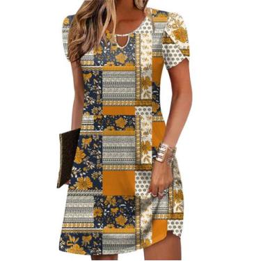 Imagem de Vestido de verão Zeagoo feminino casual de verão com bolsos