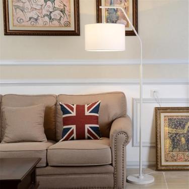 Imagem de Luminária de chão contemporânea de luxo, com design moderno e artístico, ideal para sala de estar, quarto, escritório, casa de campo, hotel ou residências. Design retrô e criativo em LED (Es