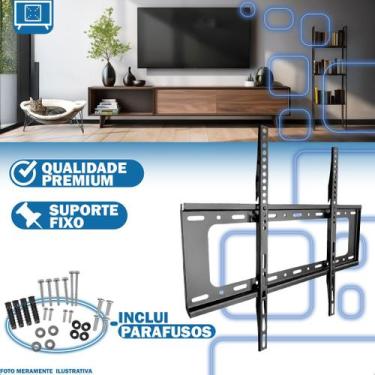 Imagem de Suporte Fixo de Parede para TV 40 a 80 Polegadas LED LCD Smart Até 75 
