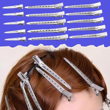 Imagem de 25 grampos de cabelo bico de pato para cortar o cabelo