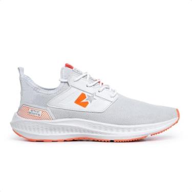 Imagem de Star Sports Tênis Impulse GT para Corrida e Academia, Nylon Respirável, Amortecimento Superior (Branco, BR, Adulto, Numérico, 37)