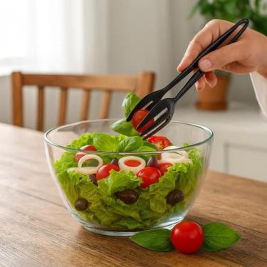 Imagem de Bowl Tropical Pequena Saladeira, Bowl de Vidro 1020Ml Mesa Posta Multi