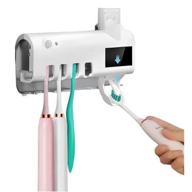 Imagem de Dispenser Automático Painel Solar Desisnfecção 4 Escovas