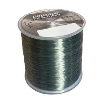 Imagem de Linha de Pesca Monofilamento 100g Top Platinum Dourado - Carretel Resistente para Pesca Esportiva, Várias Medidas (0,40mm / 11,2kg / 24,7lb)