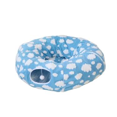 Imagem de Gralara Túnel para Gatos, Cama, Caverna, Tenda Confortável para Gatos de Pequeno, Médio e Grande, Esconderijo e Área de Convivência para Cães. Ideal