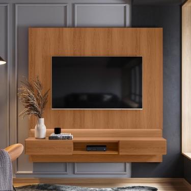 Imagem de Painel Paris - Tv Até 70 '' 2 Gavetas Jequitibá - Lukaliam Móveis Jequitiba