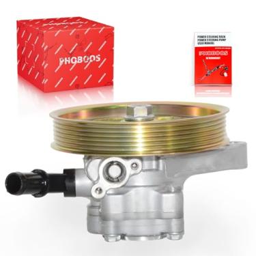 Imagem de PHOBOOS Bomba de direção hidráulica compatível com Honda Accord 2003-2007, Ridgeline 2006-2011, V6 3.5L e Acura MDX 2003-2006, V6 3.0L 3.5L, com saída e polia, direção suave, alta durabilidade, Ref.21