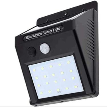 Imagem de Luminária Solar LED (ONLU020) com Sensor de Movimento - Sem Fio, À Prova D'Água, Super Brilhante para Jardim e Segurança Externa