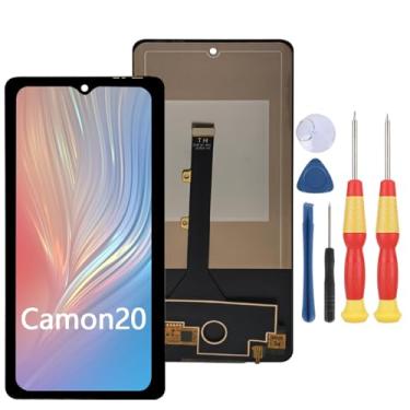Imagem de SiuVorZhi Tela LCD compatível com Tecno Spark Camon 20 Tela LCD Touch Screen Repair Peças de reposição com ferramentas.