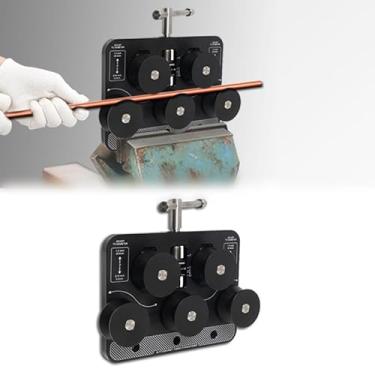 Imagem de zzchzrr Ferramenta de alisamento de tubulação universal para tubos de 3/40.6 cm a 2.5 cm – Compatível com linhas de freio, linhas de combustível, cobre e tubulação de alumínio macio – Ferramenta