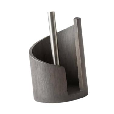 Imagem de predolo Suporte para Papel Toalha de Mesa, Suporte para Rolo de Papel, Moderno, Base Antiderrapante, Dispensador de Papel em Resina, Independente, para Sala, Cinza