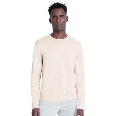Imagem de Suéter Aramis Masculino Tricot Crewneck Areia-Masculino