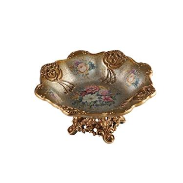 Imagem de BSNANCA Bandejas de servir tigelas de lanche de festa rack de frutas de resina pratos de sobremesa tigelas de frutas bandejas de mesa centros de mesa bandejas decorativas tigelas decorativas