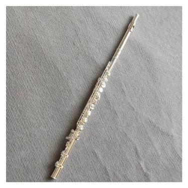 Imagem de Flauta Outfit Flauta Selecionado Cobre Branco Material do Corpo Banhado a Prata 17 Furos Tom C Instrumento de Alta Qualidade