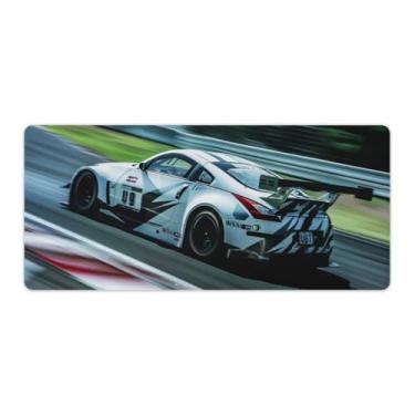 Imagem de HouLaiZhe Speed ​​Sports Car R35 JDM Car Gaming Mouse Pads JDM Car Desk Pads Grandes Mousepads para teclado de mesa Tapete de computador 40 x 90 cm
