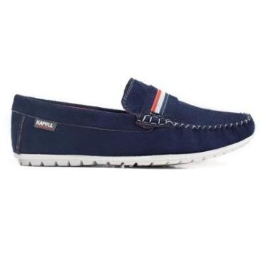 Imagem de Sapato Mocassim Infantil Drive Couro Camurça Tommy-Masculino