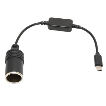 Imagem de Adaptador de alimentação 5V USB C para isqueiro de carro de 12 V, fácil operação, cabo conversor de energia para acessórios eletrônicos