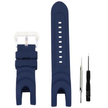 Imagem de Czjiaqh Pulseira masculina de borracha compatível com Invicta Reserve Collection Venom 0361 1594 11962 14459 16150 16311 18881 19484 20342 5735 6051 6105 80577 80580 F000 03 ILELE. F0003A Pulseira de