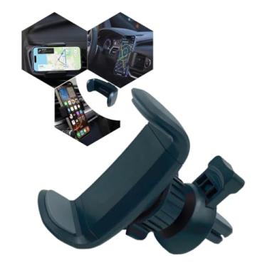 Imagem de Suporte de Celular para Carro Gps Universal (todos os modelos de telefone) Saída de Ar Encaixe Grampo Gira 360° - Preto