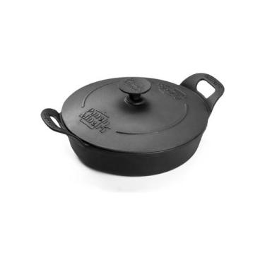 Imagem de Travessa Redonda de Ferro com Tampa 1,7L - Panela Mineira