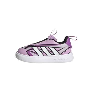 Imagem de adidas Tênis infantil unissex Bubblecomic I, Lavanda gelada/branco/lilás, 10 Toddler