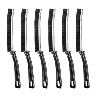 Imagem de DUSCOKE Escova de limpeza de fendas de cerdas duras, ferramenta multifuncional de limpeza de lacunas finas para banheiro, cozinha, vaso sanitário, azulejo, argamassa, chuveiro, janela, detalhes de