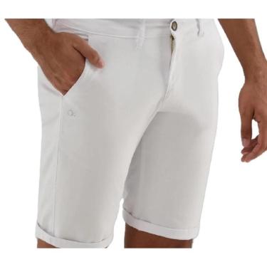 Imagem de Bermuda Sarja Masculina Ogochi Essencial 003528005 Branco-Masculino