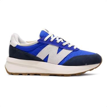 Imagem de Tênis New Balance 370v1 Unissex (Azul/Marinho, BR, Adulto, Numérico, 43)