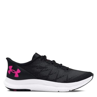 Imagem de Under Armour Tênis de grau escolar Speed Swift para meninos, (003) Preto/Cinza Mod/Rosa Rebelde, 6 Big Kid