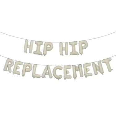 Imagem de Faixa de balão de substituição de quadril com glitter para homens, artigos de festa de aniversário, ideias e presentes, decorações de aniversário para adultos de 21, 30, 40, 50, 60, 70 e 80 anos