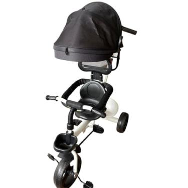 Imagem de Triciclo Infantil com Empurrador Comfort, Branco, Estrutura em Alumínio, 47x50x85 cm, a partir de 12 Meses