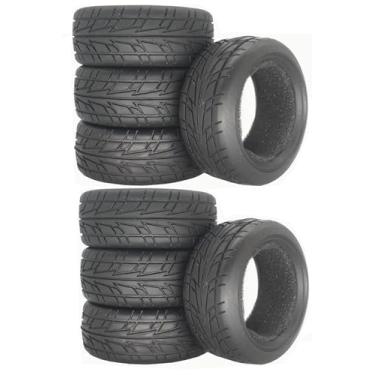 Imagem de 8pcs 1/10 RC Drift Tires 65 * 26mm for On Road Racing Car Drift RC Touring Car (Style D)