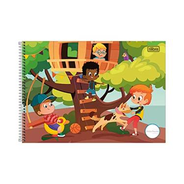 Imagem de Caderno Espiral Meia Pauta Sapeca com 40 Folhas Tilibra