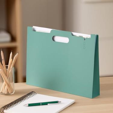 Imagem de Pasta Sanfonada 13 Divisórias Organizadora Documentos A4 Arquivo Escolar Escritório Portátil Pastas