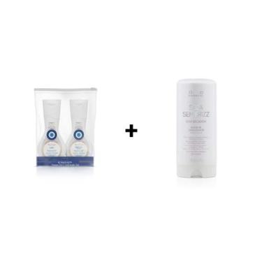 Imagem de Kit viagem miniatura óleos gregos 75ml + leave in seca sem frizz amend