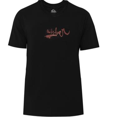 Imagem de Camiseta Quiksilver Impaired Logo DNA Preto-Unissex