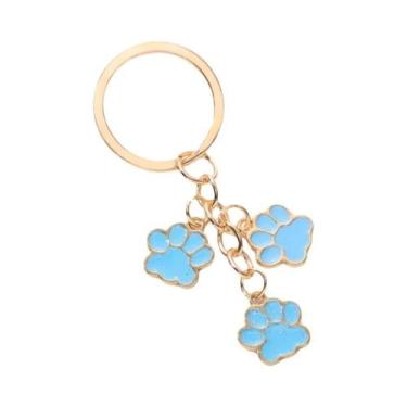 Imagem de Chaveiro De Esmalte Com Patas De Gato E Cachorro Para Mulheres E Homen