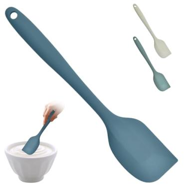 Imagem de Ksheria Espátula de silicone, raspadores de silicone resistentes ao calor de 28 cm para cozinhar, raspadores de tigela de borracha antiaderentes com design sem costura, utensílios de cozinha flexíveis