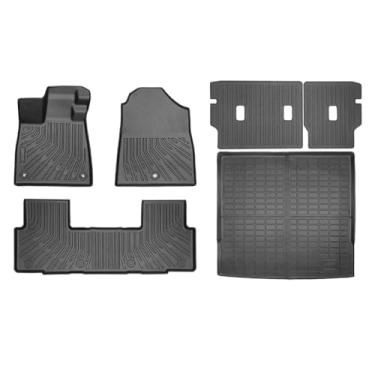 Imagem de EnergyyWing Tapetes para todos os climas para Honda Passport 2026 TPE forro de chão - Ajuste personalizado 1ª 2ª fileira e tapete de porta-malas de carga com tapetes de encosto, conjunto completo