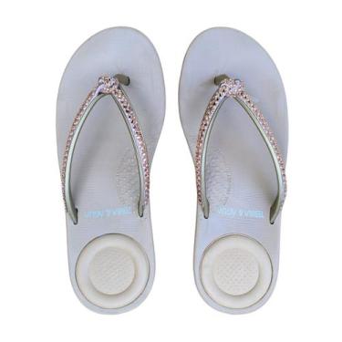 Imagem de Chinelo ortopedico terra e agua esporão antiderrapante stras - Terra e