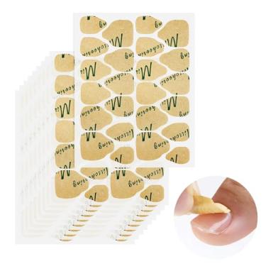 Imagem de Adesivo de cola de unha com abas adesivas Press on Nails, adesivos de cola de gel à prova d'água, fitas adesivas dupla-face, 10 folhas (240 peças)